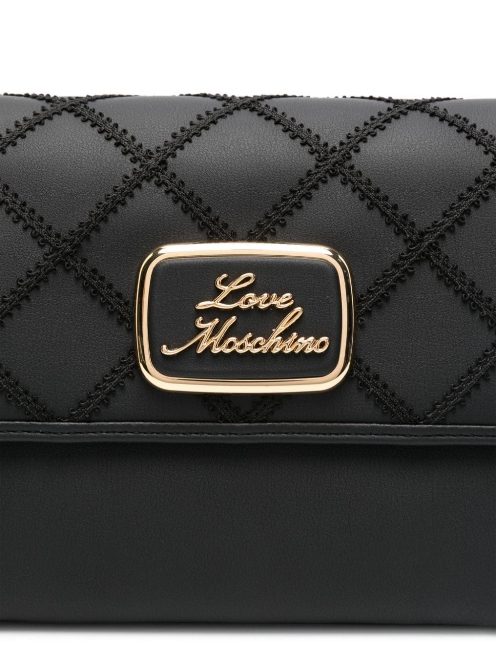 logo-plaque shoulder bag - 4