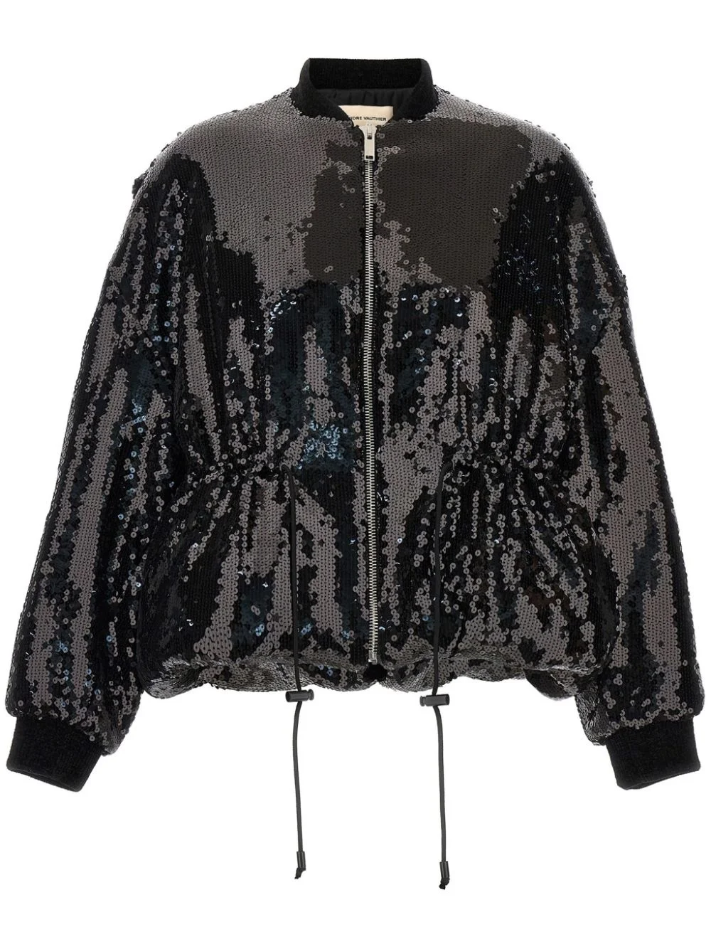 sequinned bomber jacket - 1