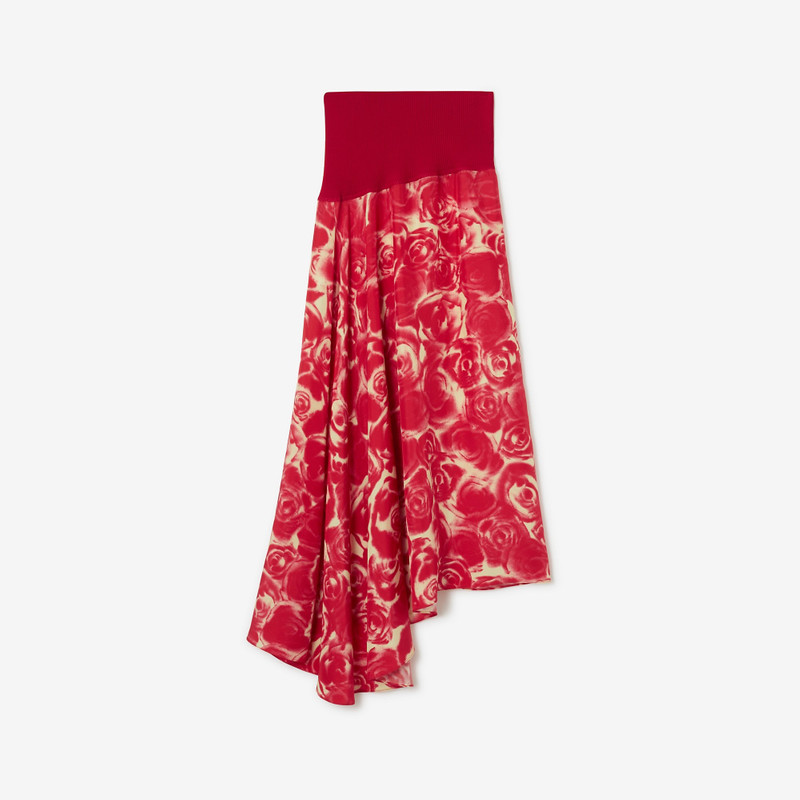 Rose Silk Skirt 1