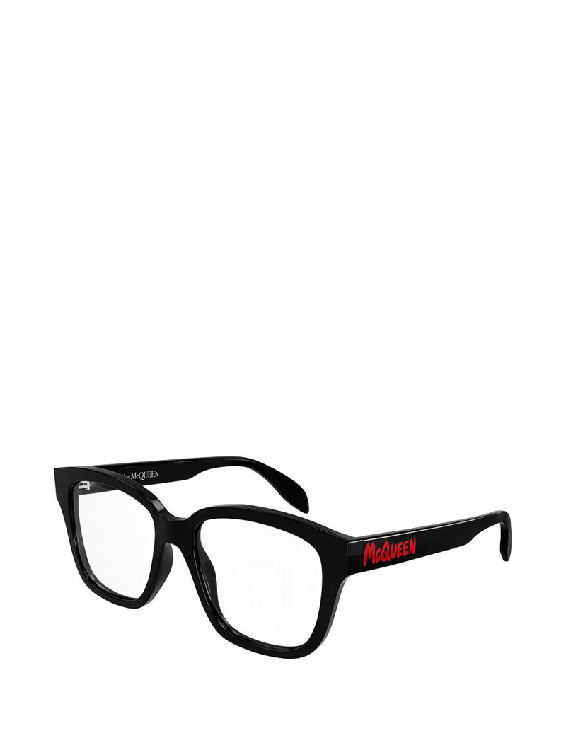 Alexander McQueen square-frame glasses outlook