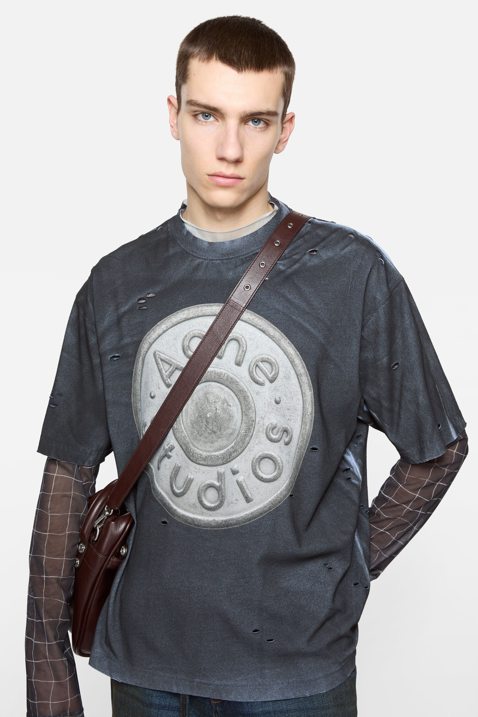 Logo t-shirt - Relaxed fit - Black - 4
