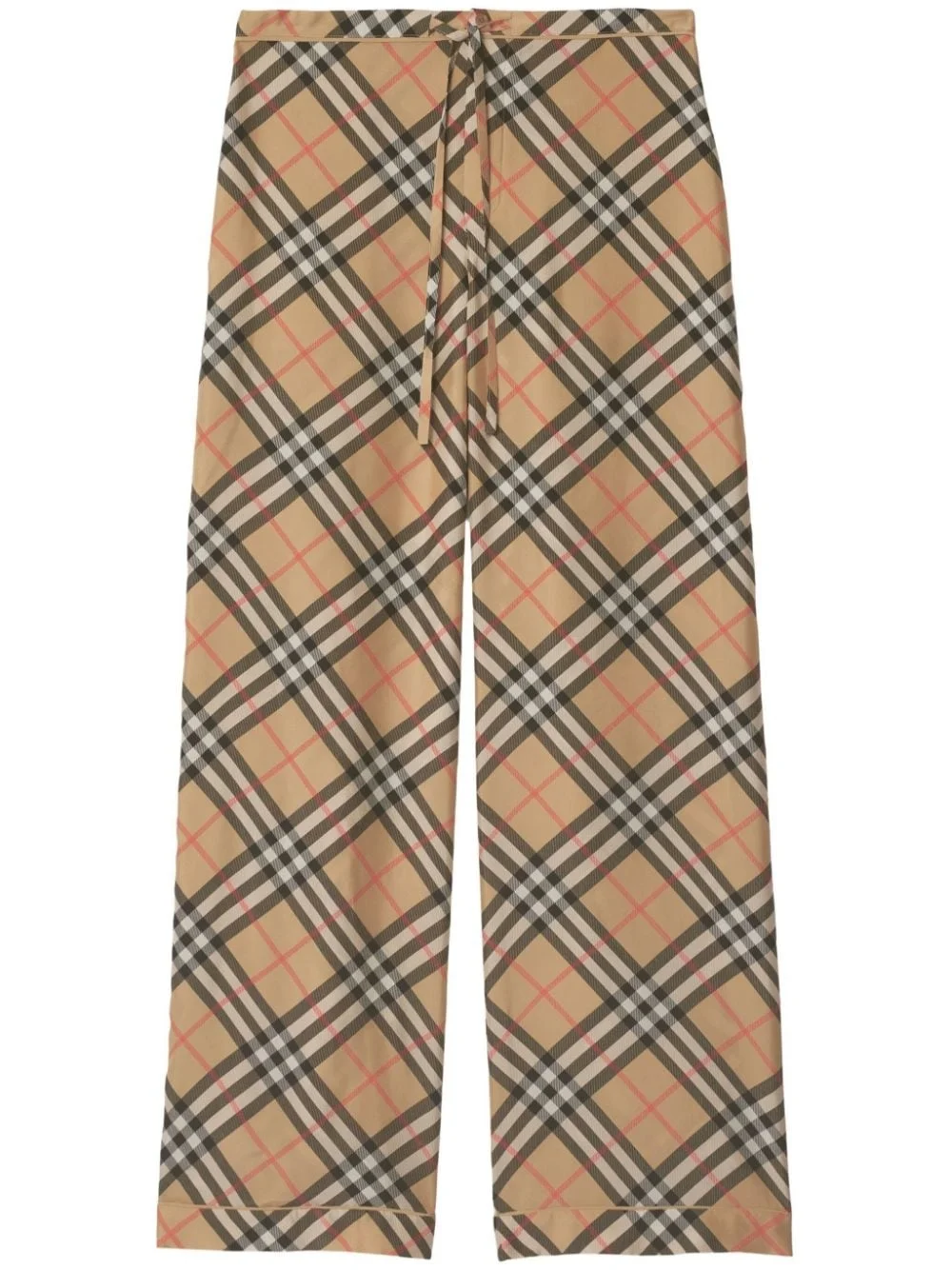 Nova Check silk pyjama trousers - 1
