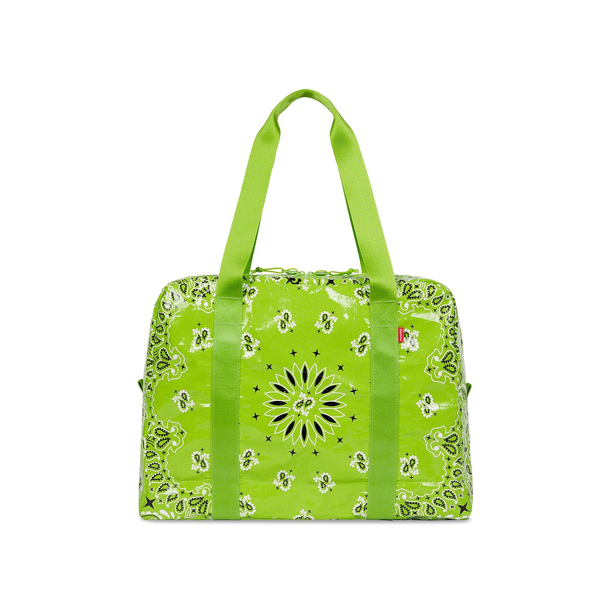 Supreme Supreme Bandana Tarp Small Duffle Bag 'Bright Green' | REVERSIBLE