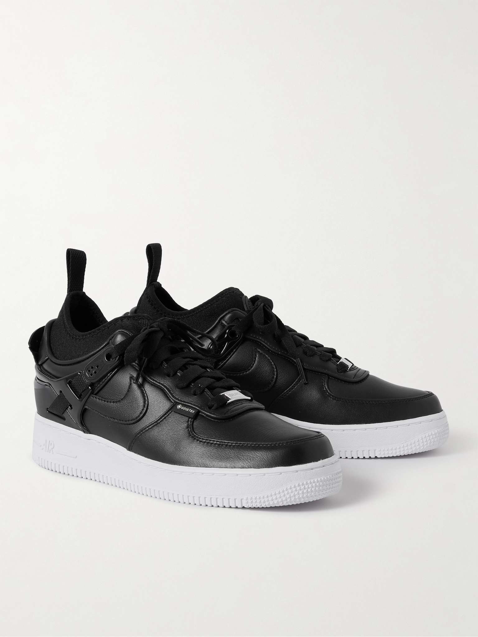 + Undercover Air Force 1 Rubber-Trimmed Leather Sneakers - 4