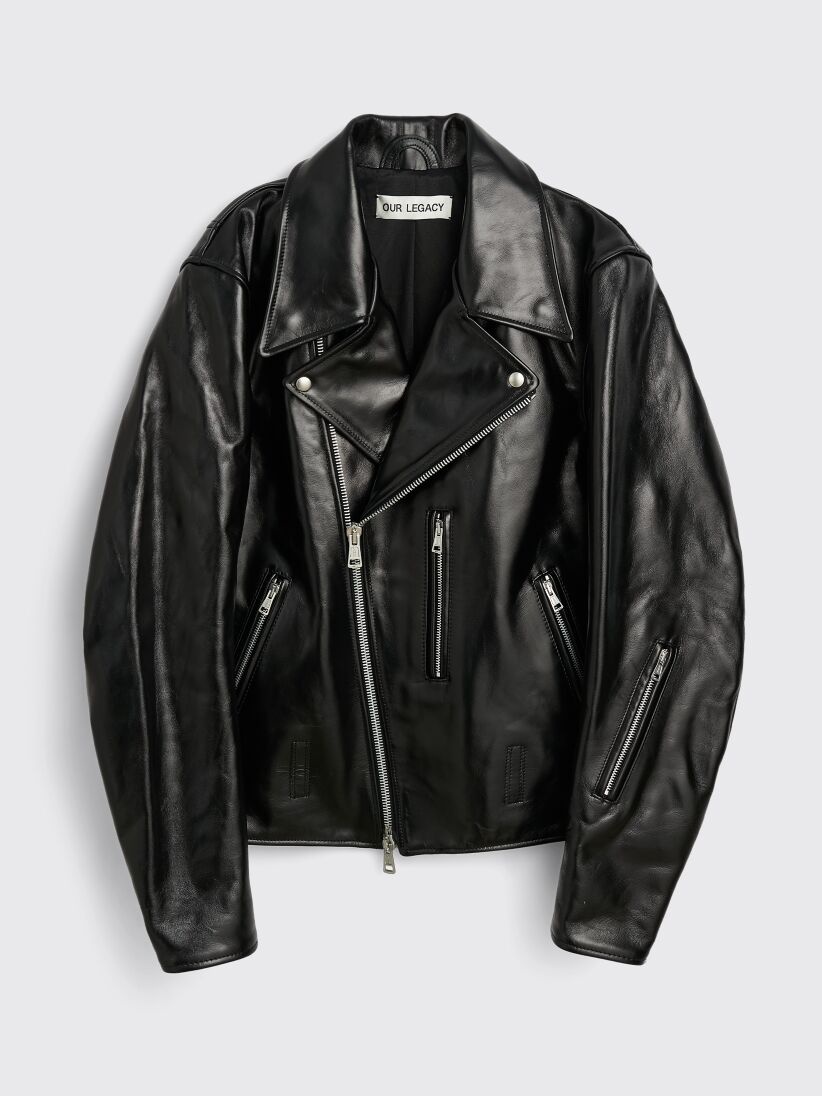 OUR LEGACY HELLRAISER JACKET サイズ46 Hellraiser leather jacket in black - Our Legacy | Mytheresa