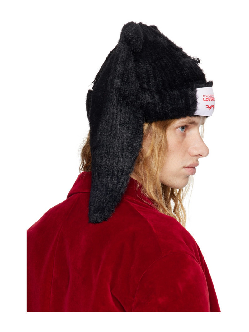 Fluffy Chunky Rabbit beanie 3