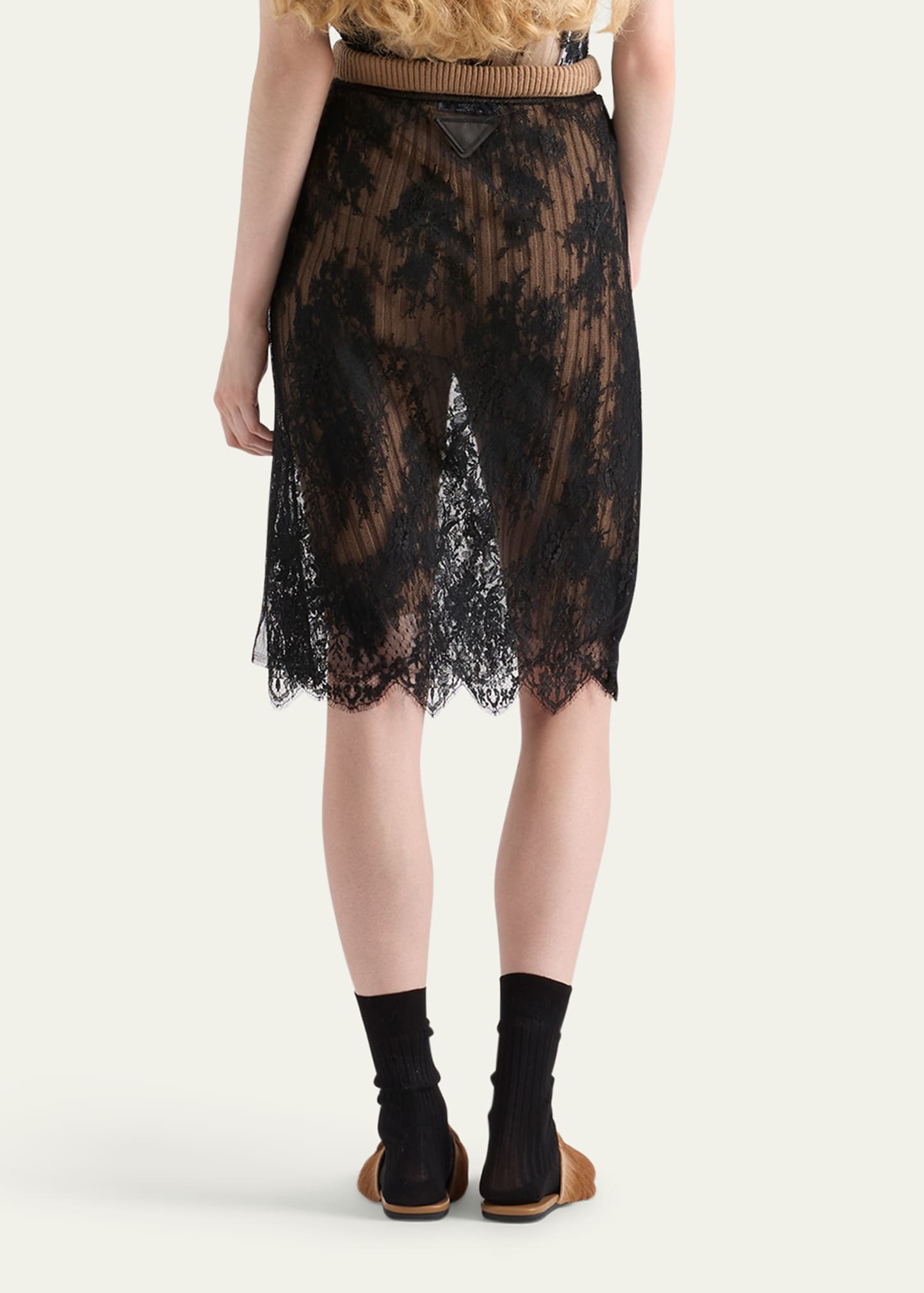 Pizzo Lace Sheer Skirt - 3