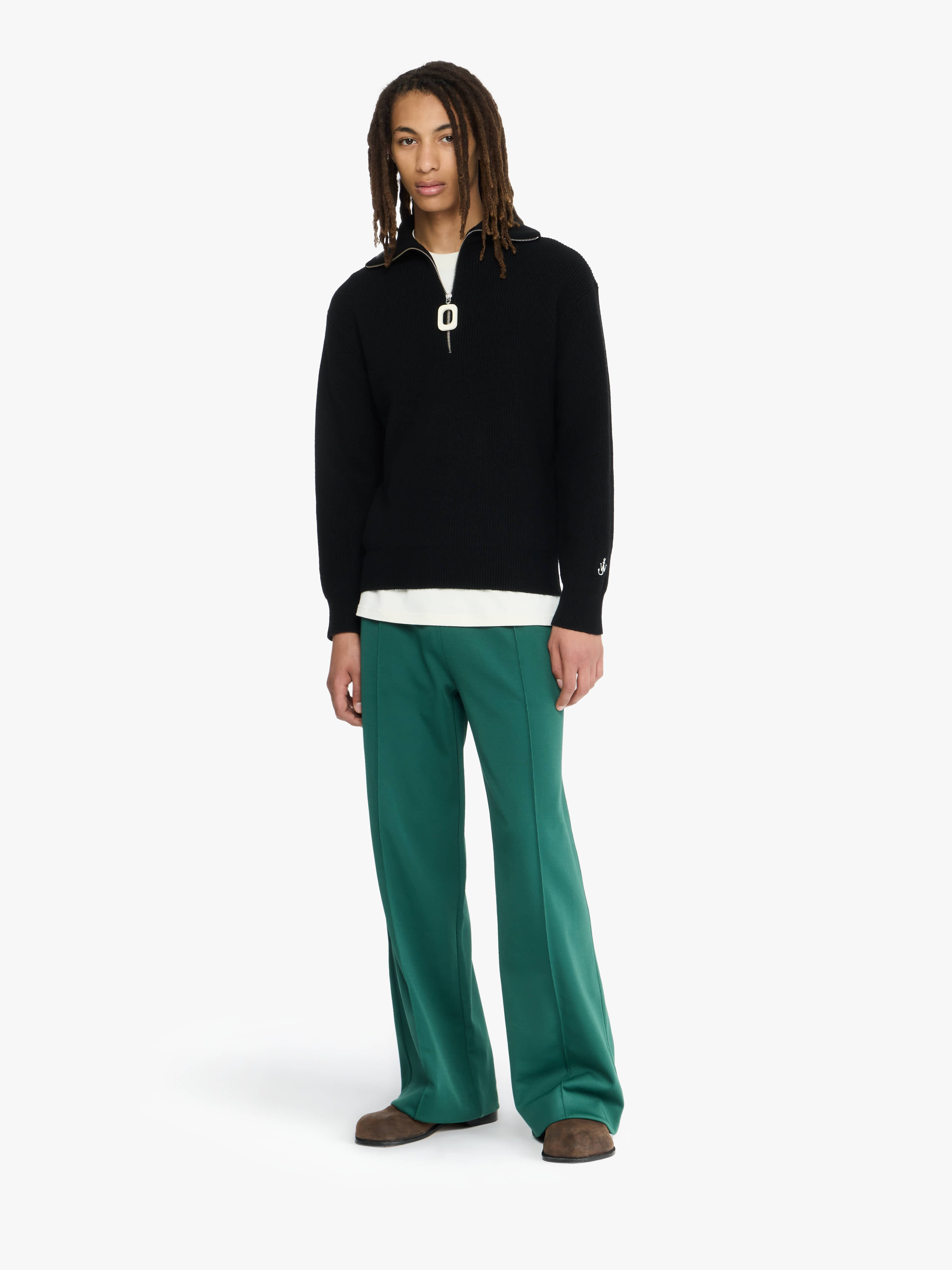SWEATER WITH HALF ZIP - 2