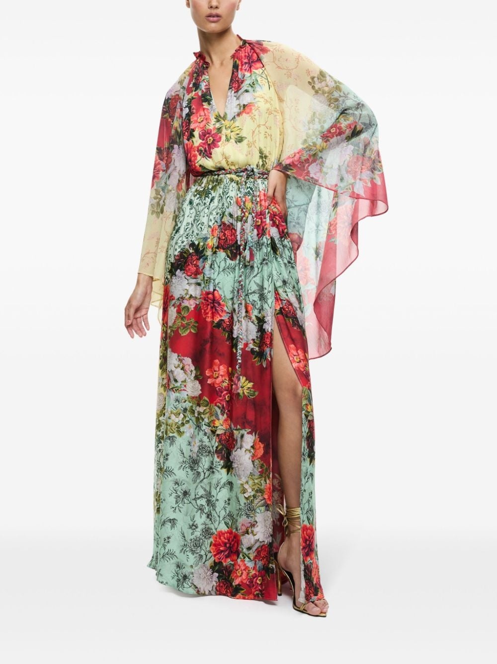 Malinda floral-print maxi dress - 3