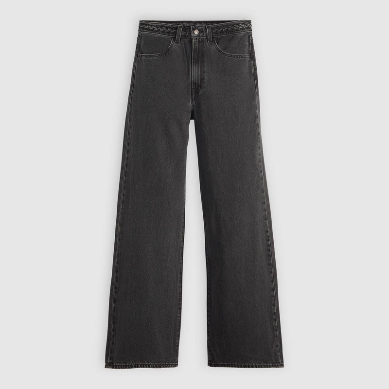 RIBCAGE WIDE LEG BRAIDED WOMEN'S JEANS 1