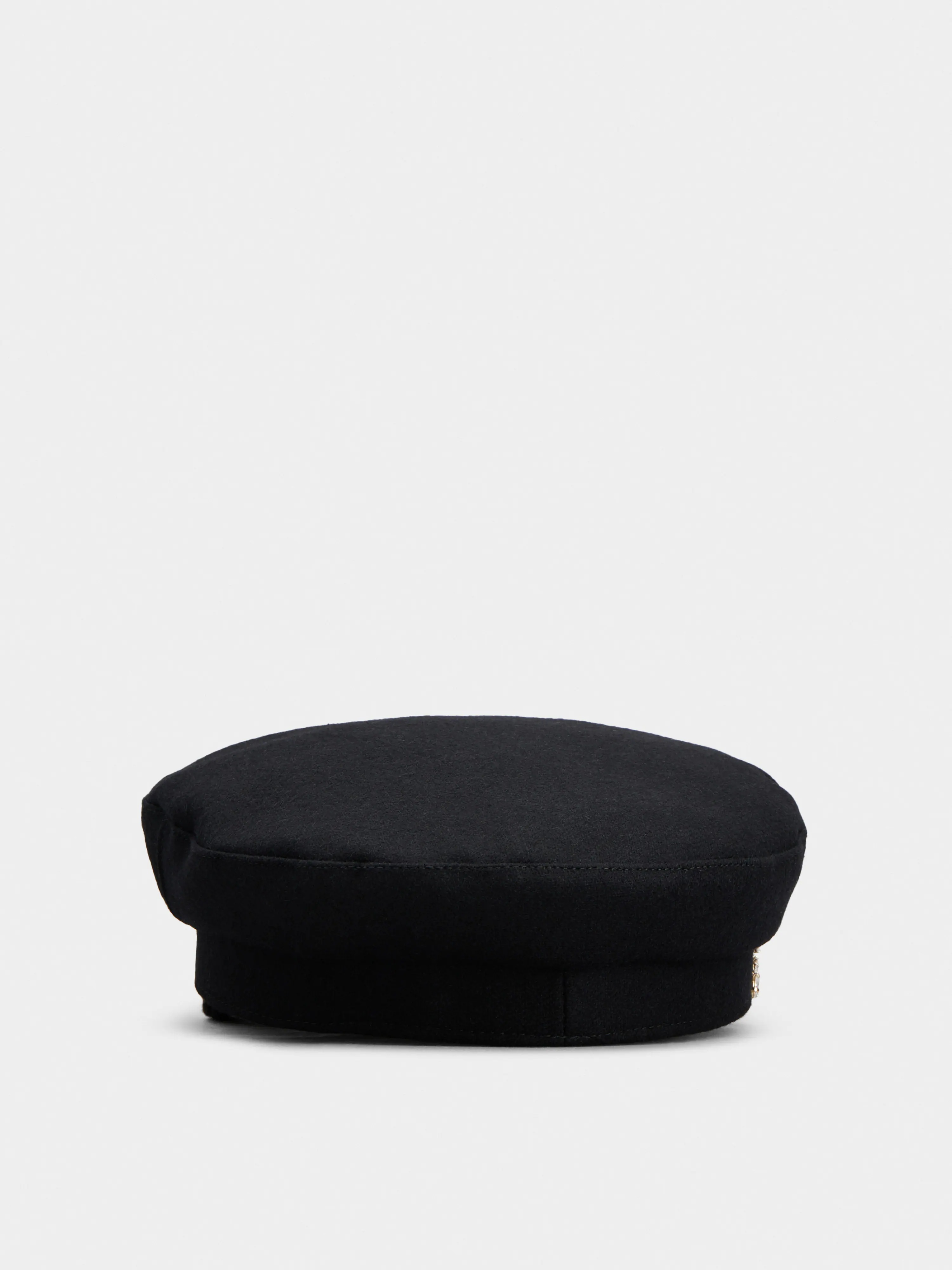 Roger Vivier Broche Vivier Buckle Sailor Cap in Felt