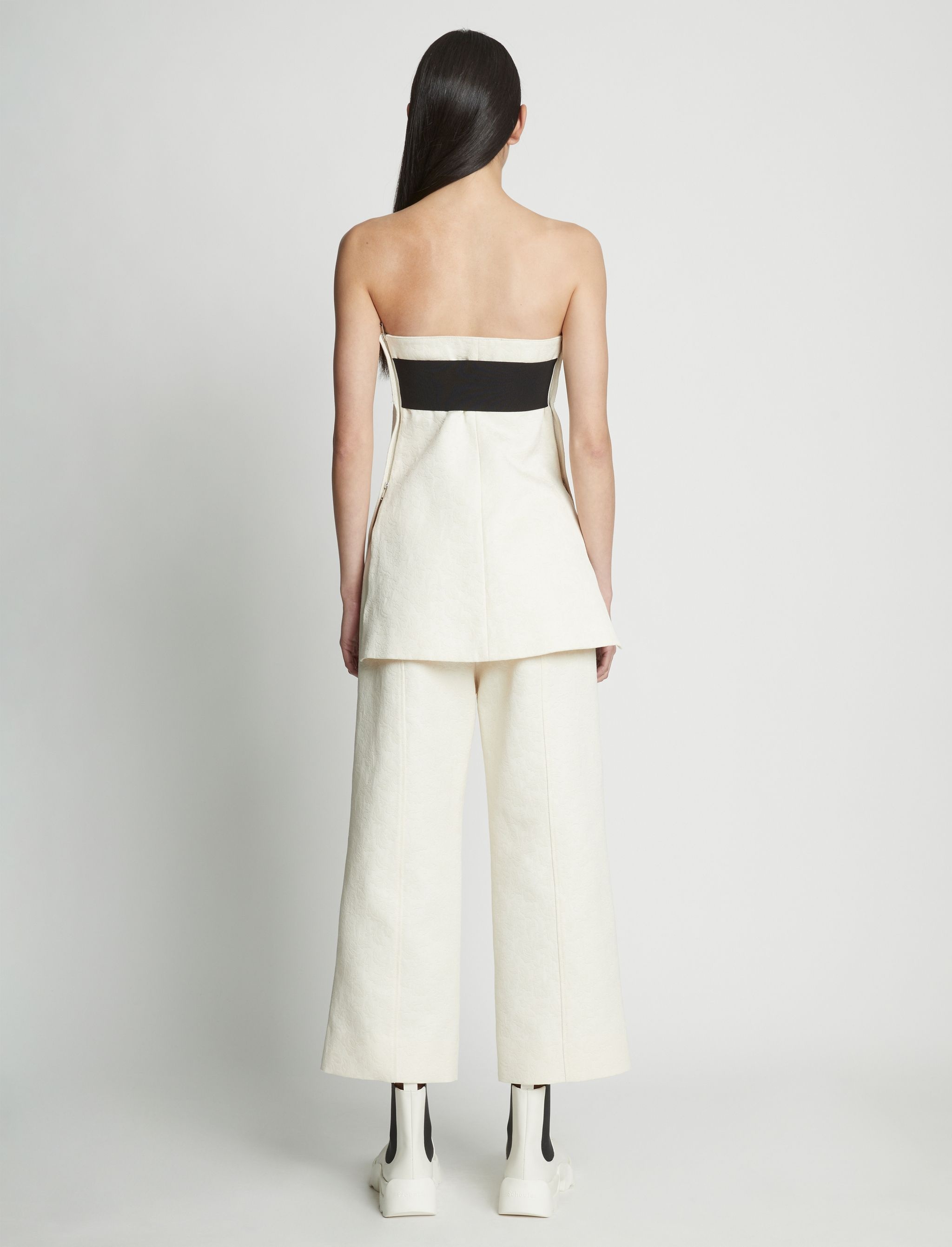 Cotton Wool Jacquard Pant - 4