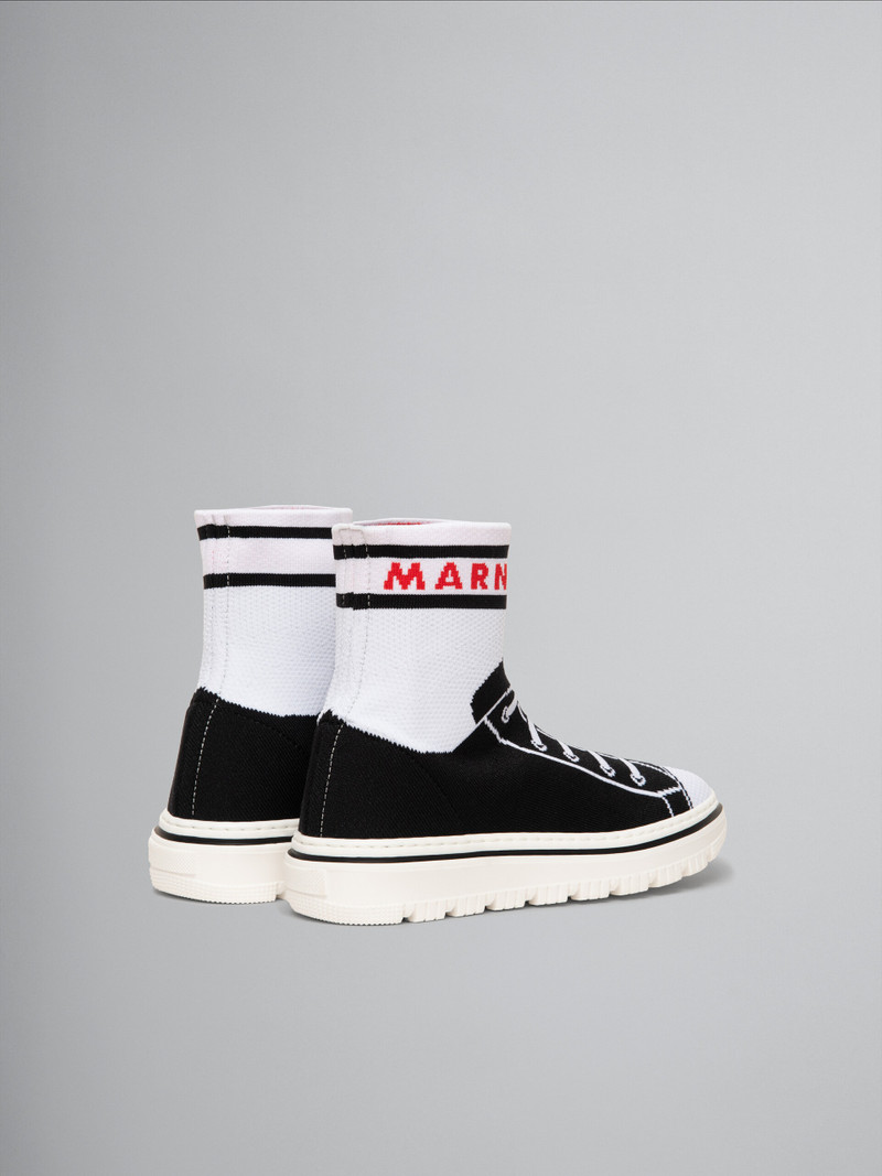 TROMPE L'ŒIL JACQUARD HIGH-TOP SNEAKER 3