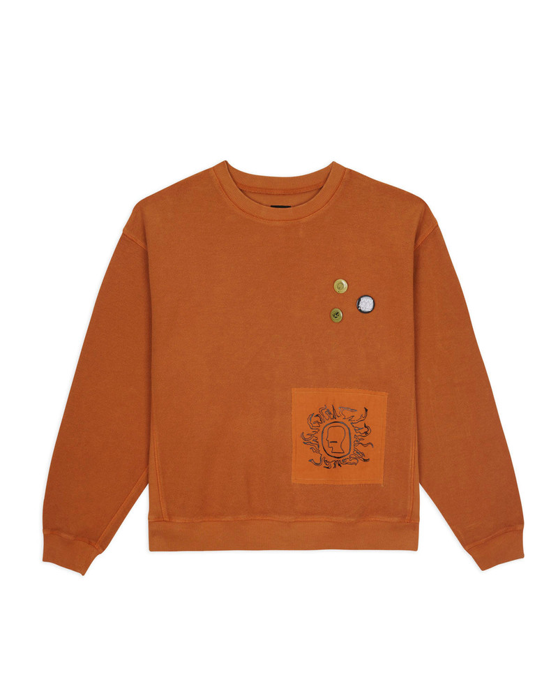 Gargoyle Crewneck - Ochre / Light Brown 1