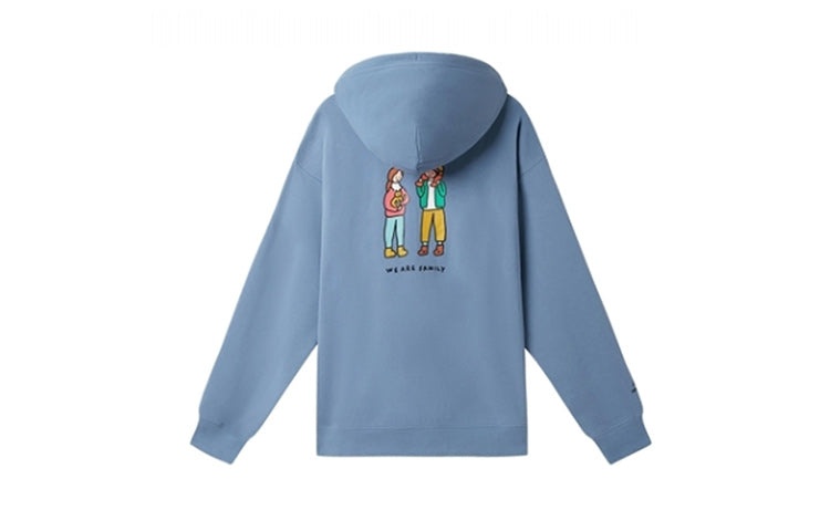 New Balance Cartoon Printing Hooded Track Jacket Blue MDA47013-BL - 2