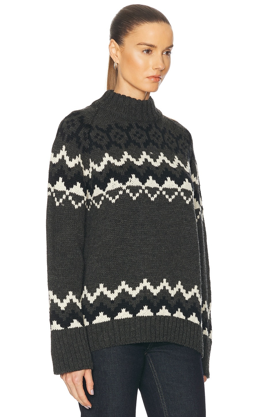 Bansha Fairisle Crewneck Sweater - 2
