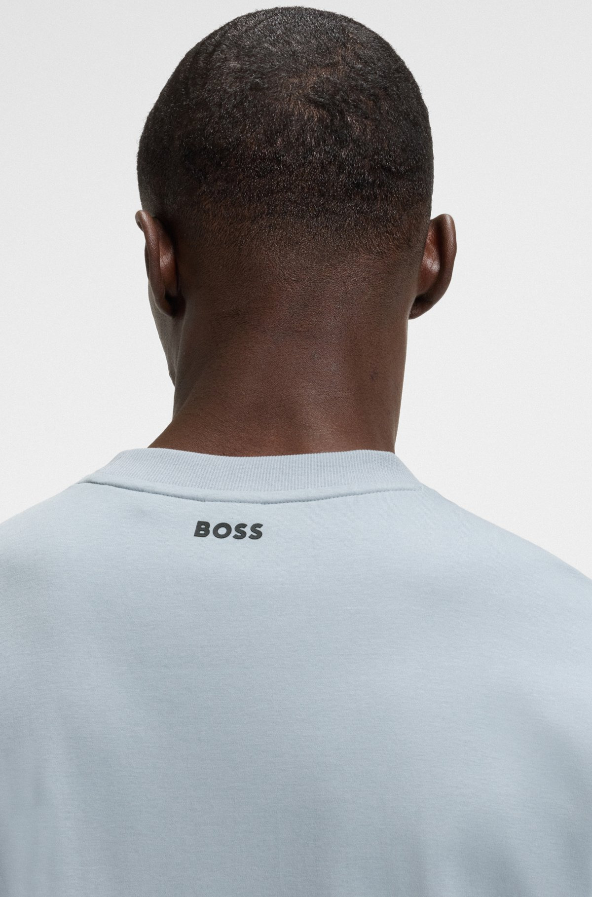 RELAXED-FIT T-SHIRT WITH TENNIS-INSPIRED MESH-PRINT LOGO - 3