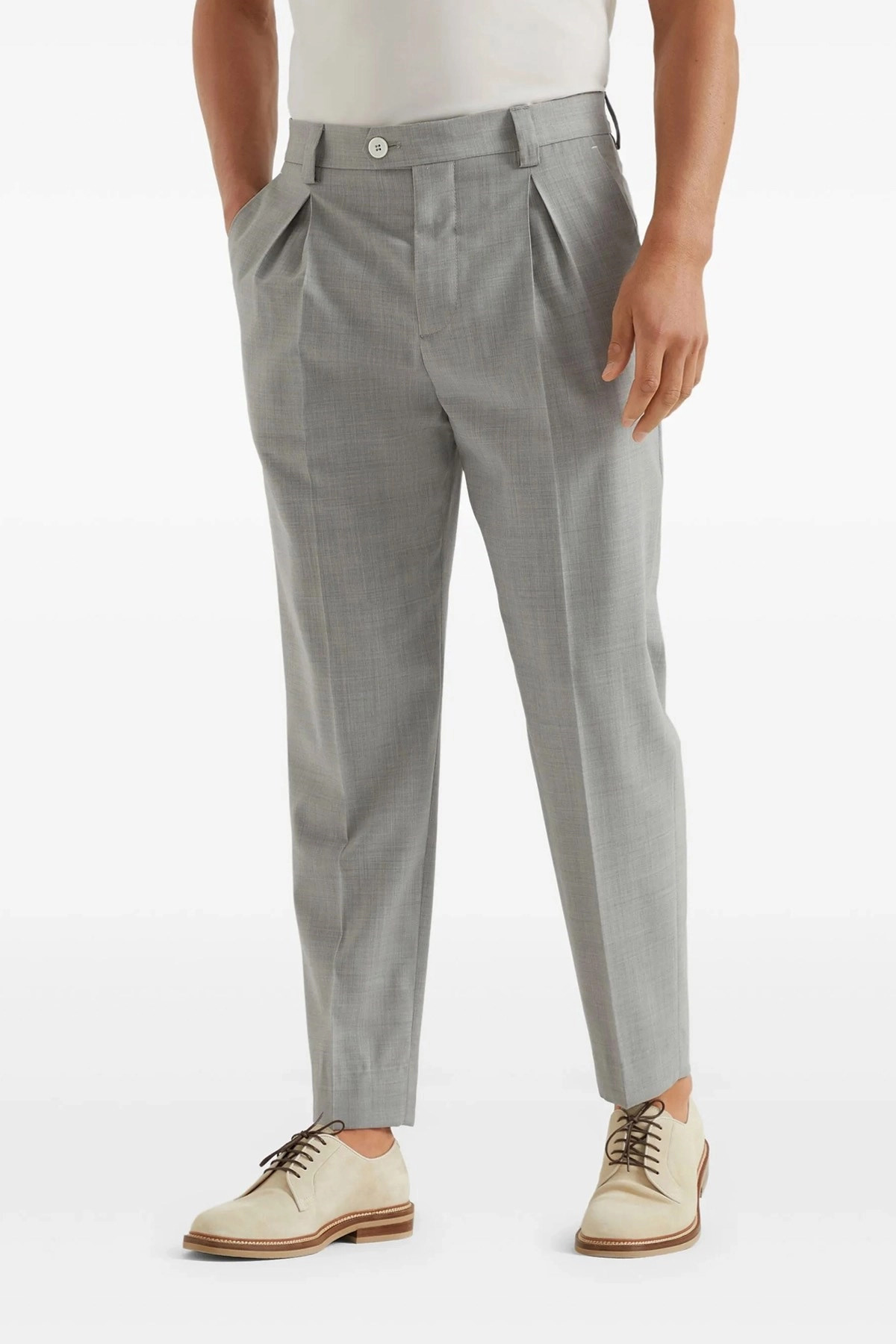 Mélange wool pants - 2
