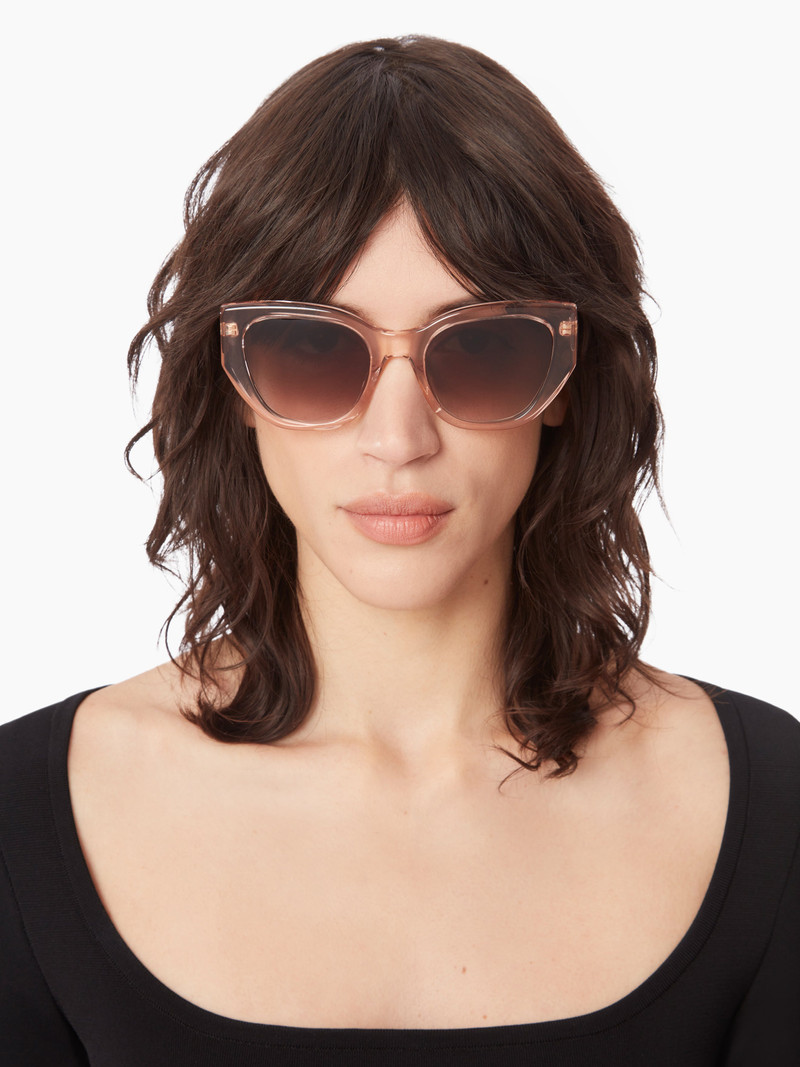 NINA RICCI Waves butterfly shiny transparent Sunglasses outlook