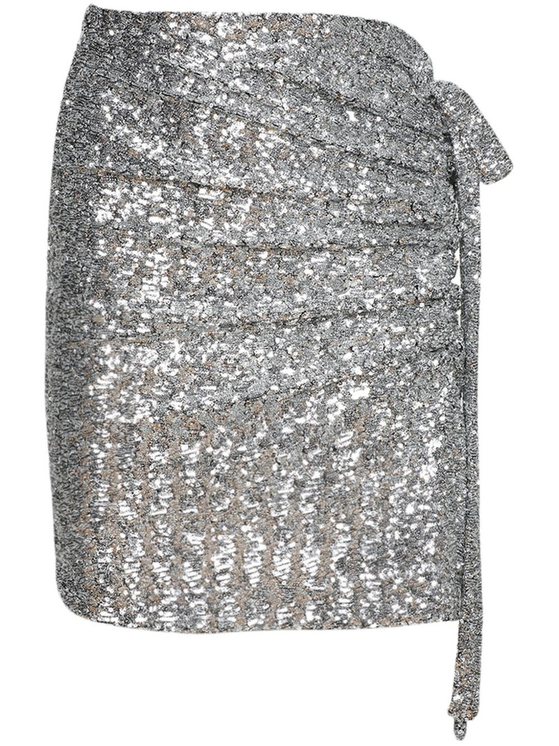Jupe sequinned miniskirt 1