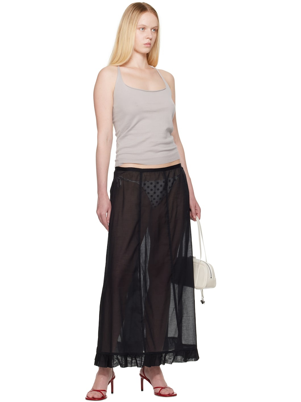 Black Andolini Maxi Skirt - 4
