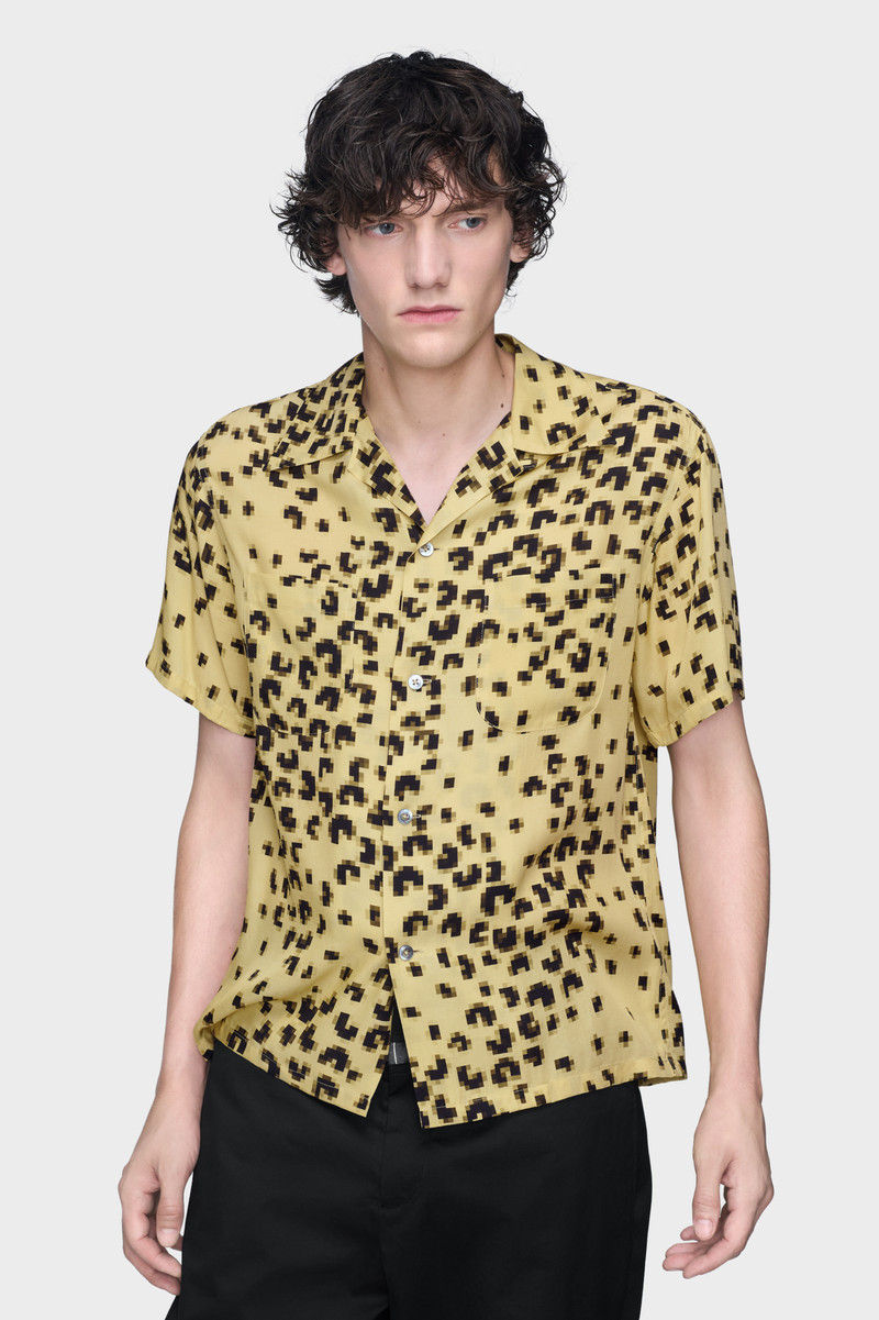 Maison Margiela Pixel leopard shirt outlook