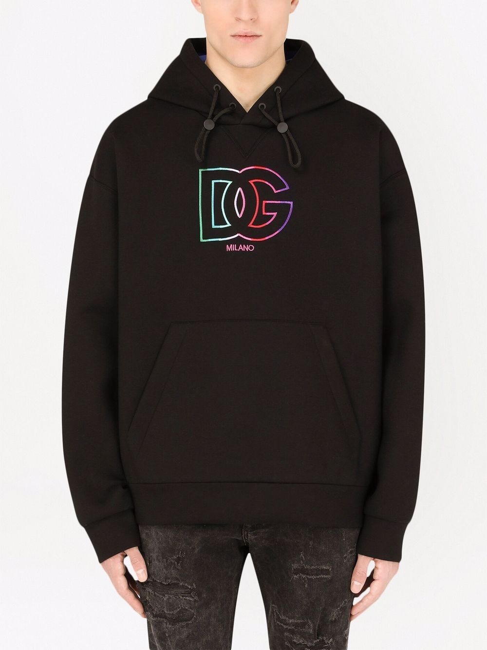 logo-print hoodie - 3