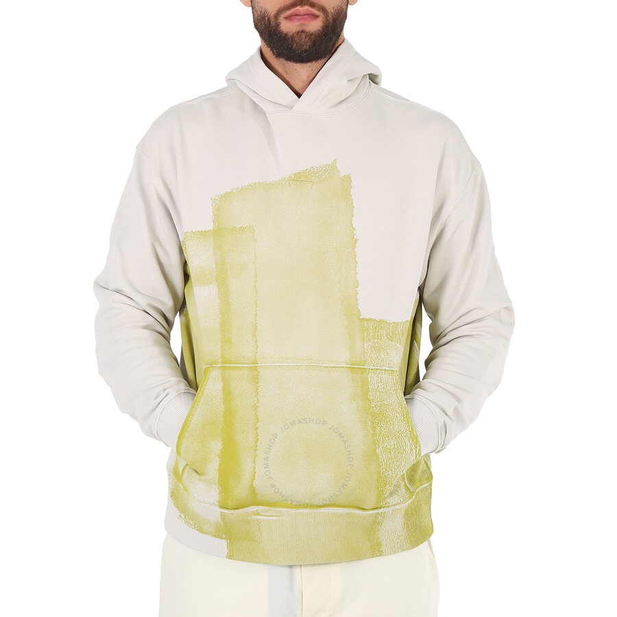 A Cold Wall Men's Bone Cotton Collage Hoodie - 3