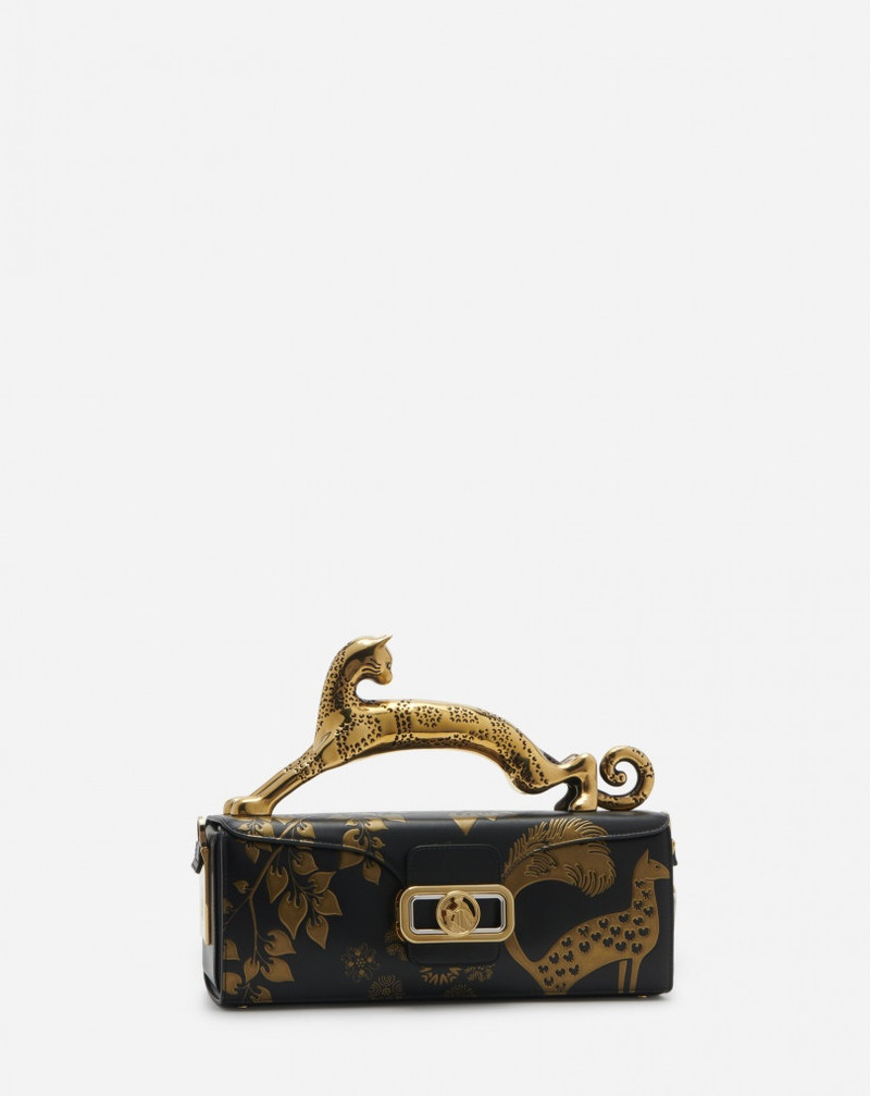 LEATHER RATEAU PENCIL CAT BAG 1