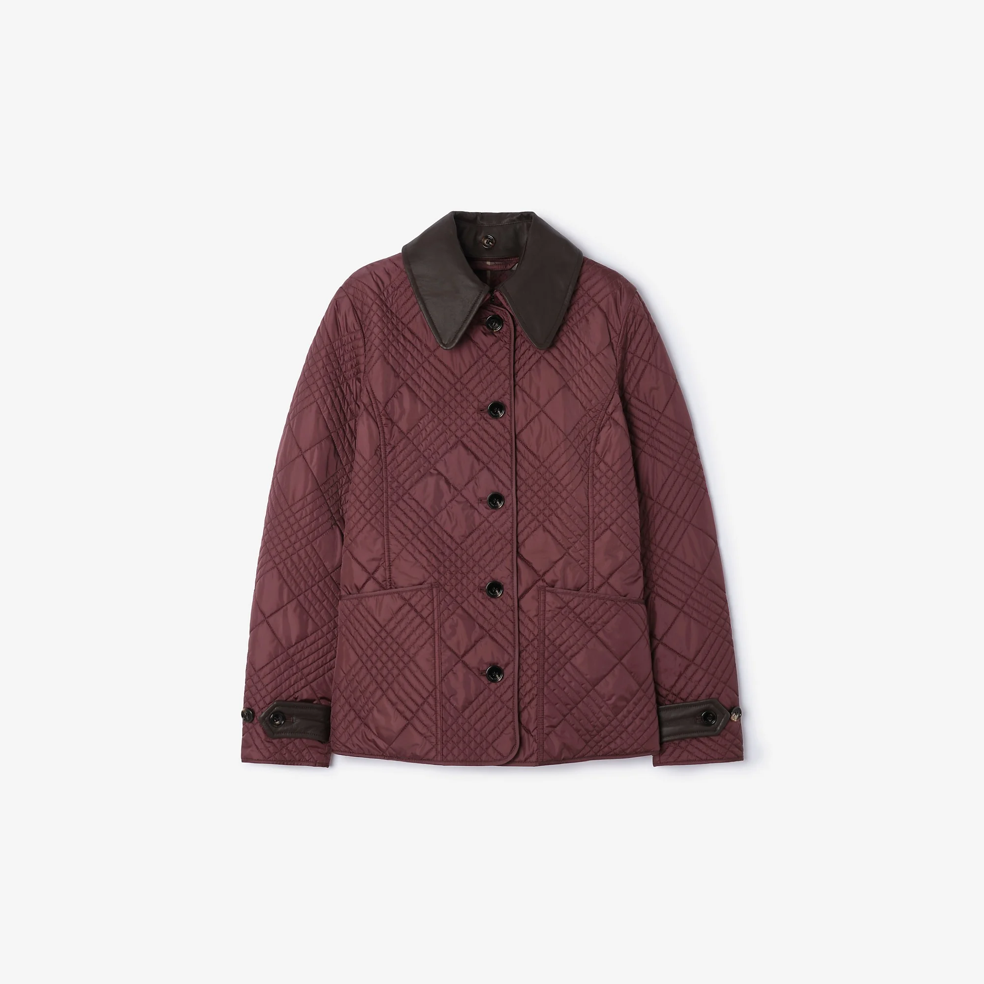 Micro Check-stitch Nylon Jacket - 1