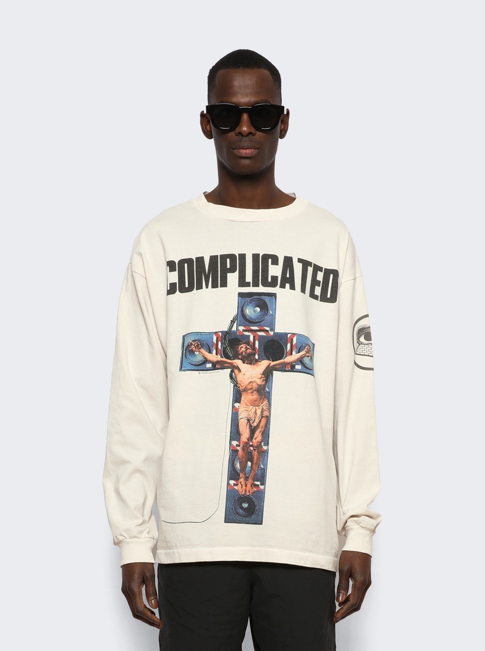 Complicated Long-sleeve Tee White - 3