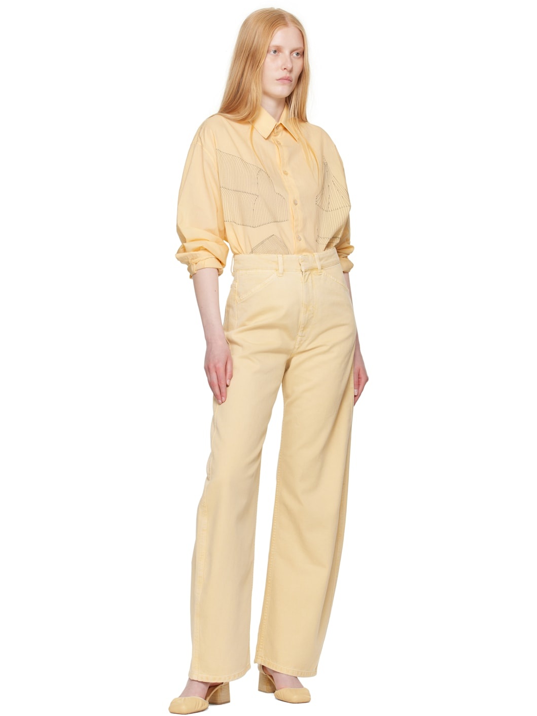 Yellow Philippe Weisbecker Relaxed Shirt - 5