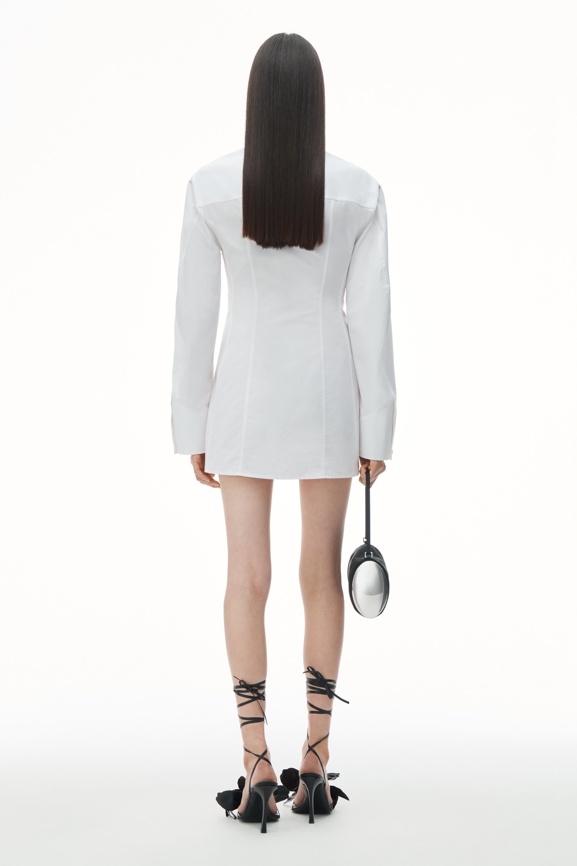 Mini Shirtdress In Organic Cotton - 5