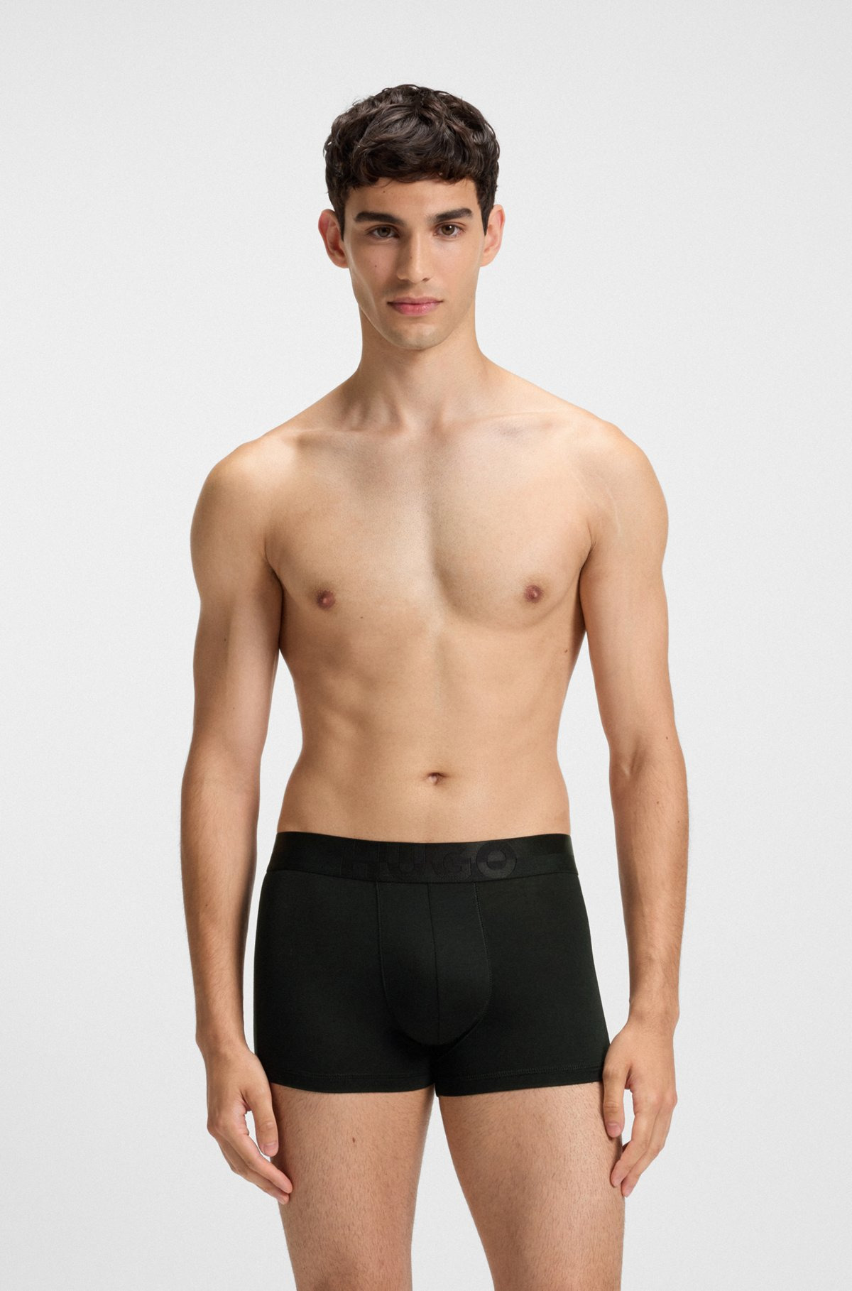 THREE-PACK OF TRUNKS WITH LOGO WAISTBANDS - 6