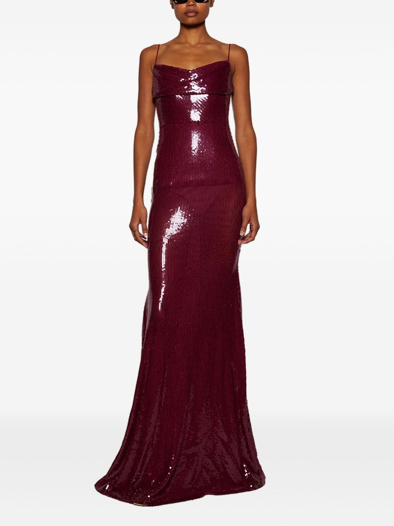 ALEX PERRY sequin-embellished dress outlook