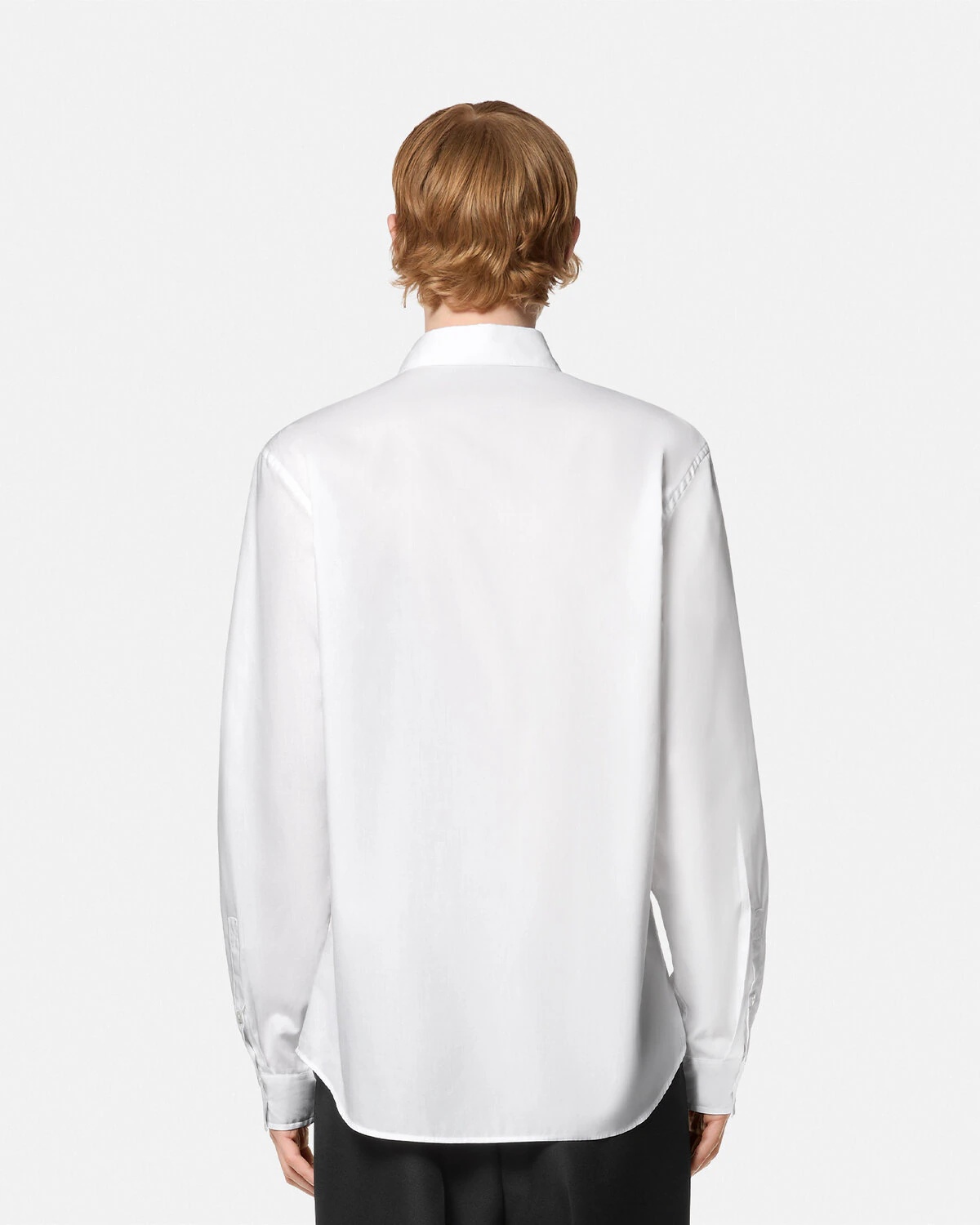 Chain V-Emblem Slim-Fit Shirt - 5