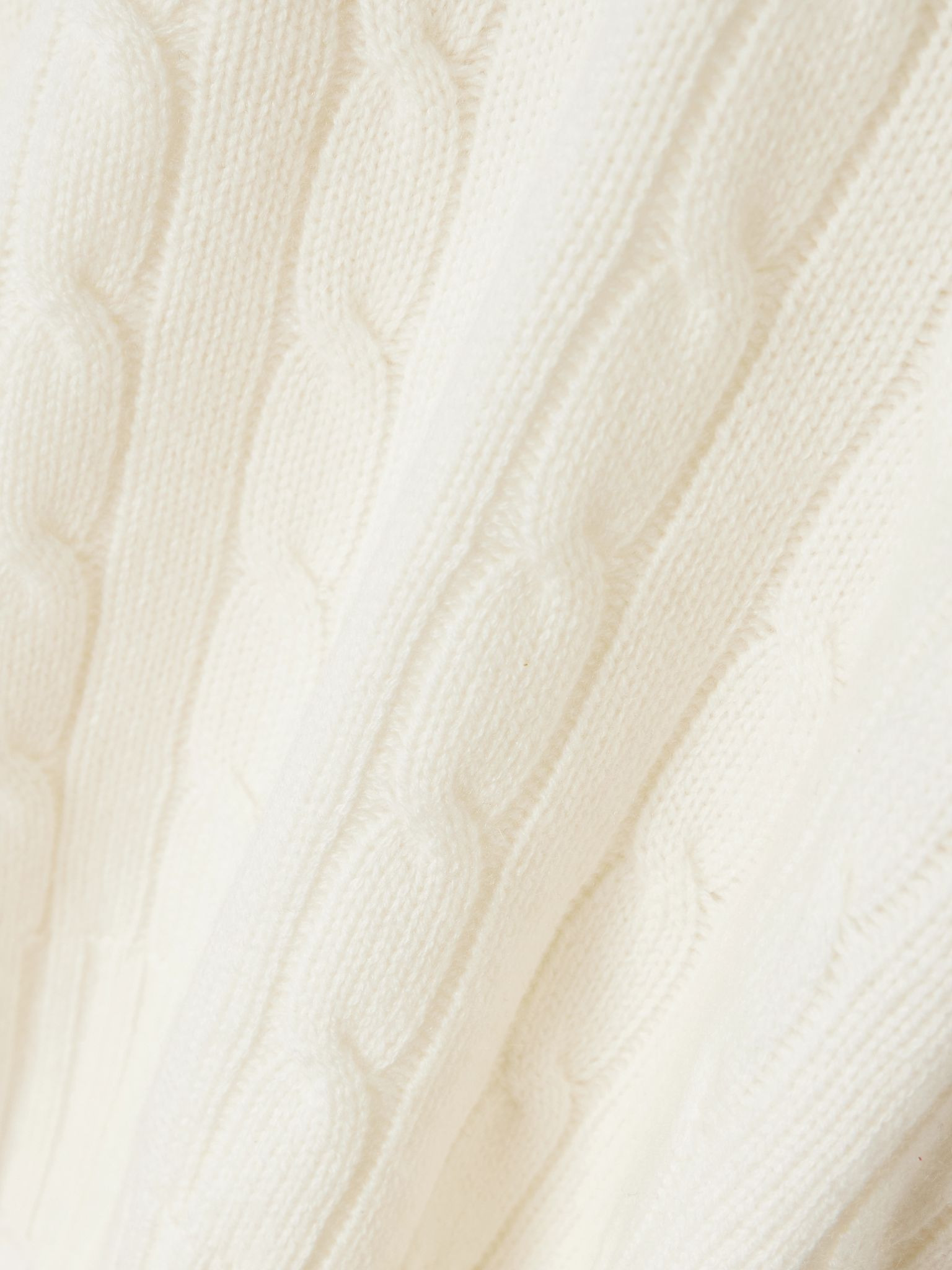 Vixen cable-knit cashmere turtleneck sweater Ivory - 4