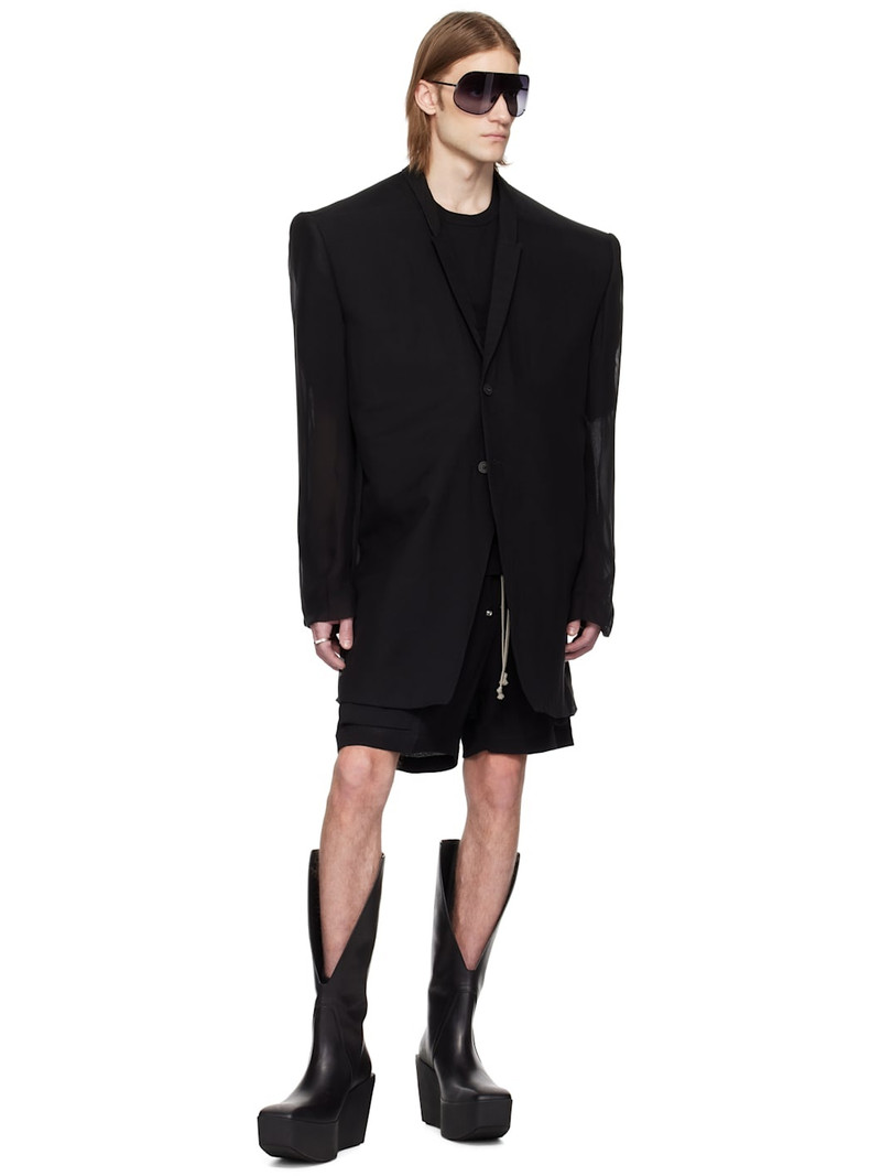 Rick Owens Black Hollywood Rick S Tatlin Blazer outlook