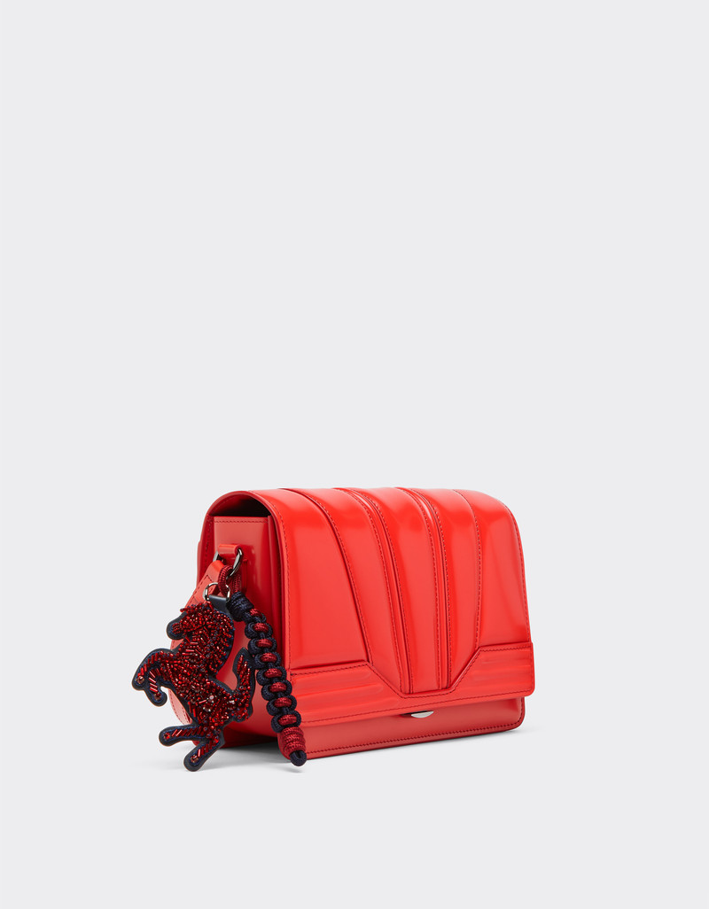 Ferrari GT crossbody bag in brushed leather 3
