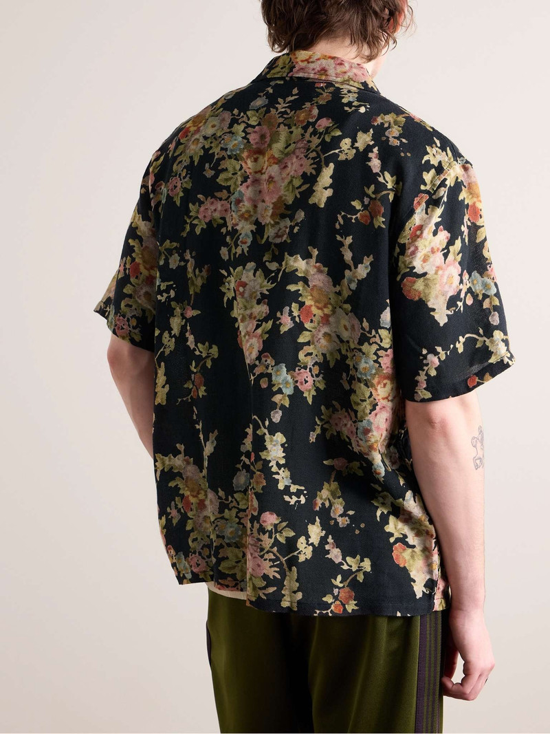 Elder Camp-Collar Floral-Print Cotton Shirt 3