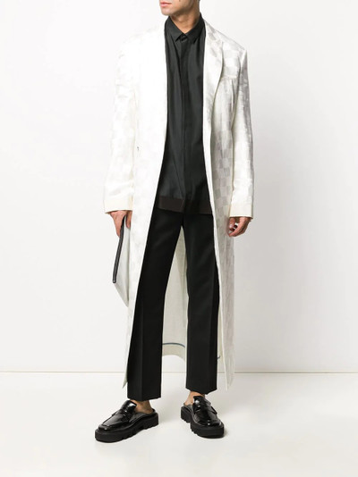 Haider Ackermann concealed-button short-sleeve shirt outlook