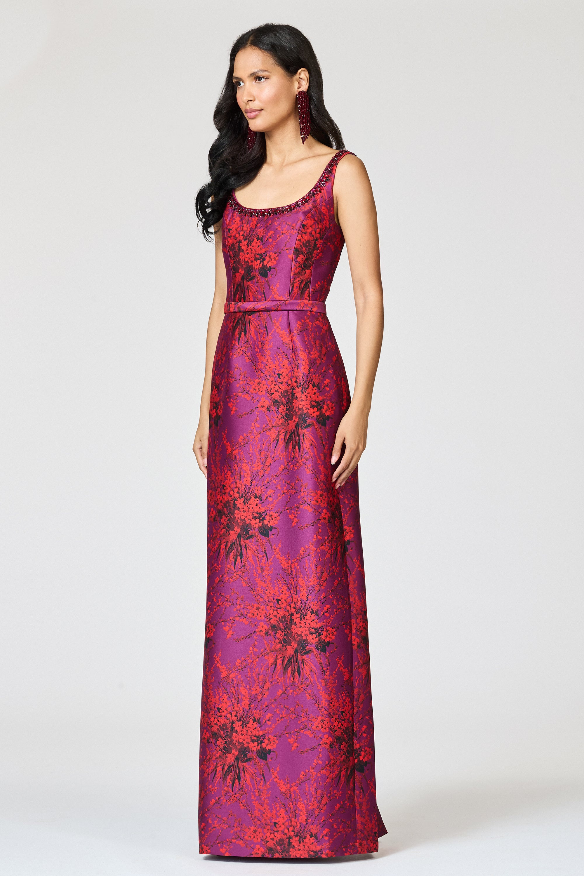 LANA GOWN - RASPBERRY BOUQUET - 3