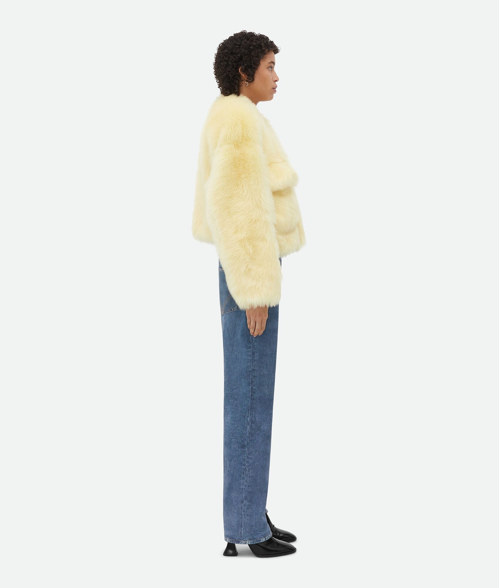 Toscana Shearling Cropped Blouson - 2