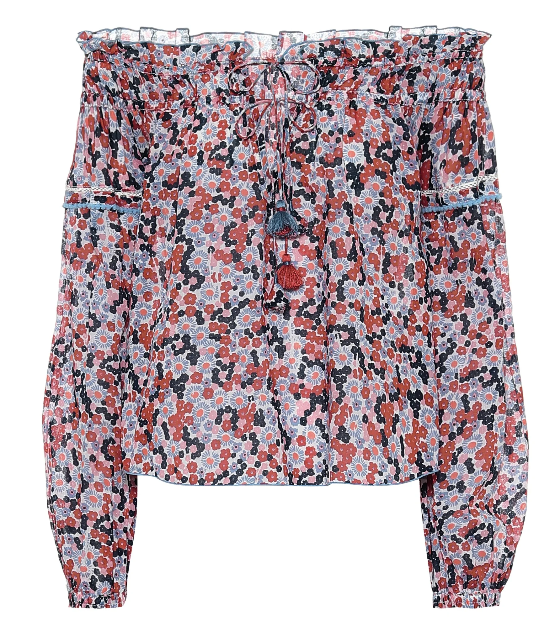 Clara floral cotton blouse - 1