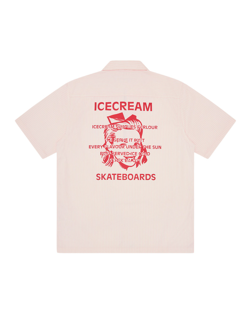 ICECREAM WAITRESS QUARTER ZIP WORK SHIRT outlook