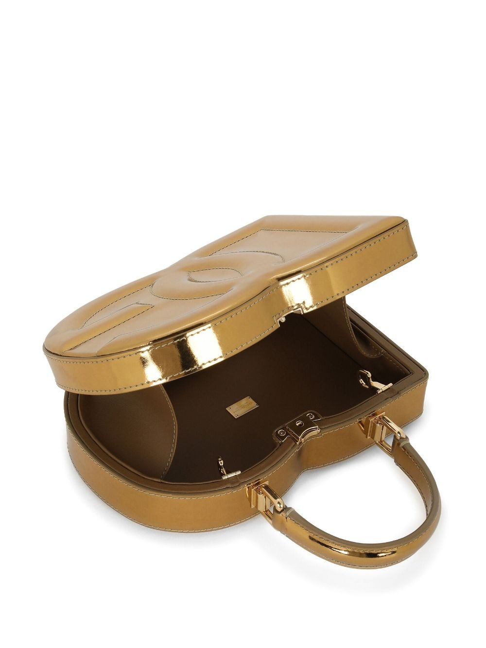 DG embossed metallic-effect bag - 5