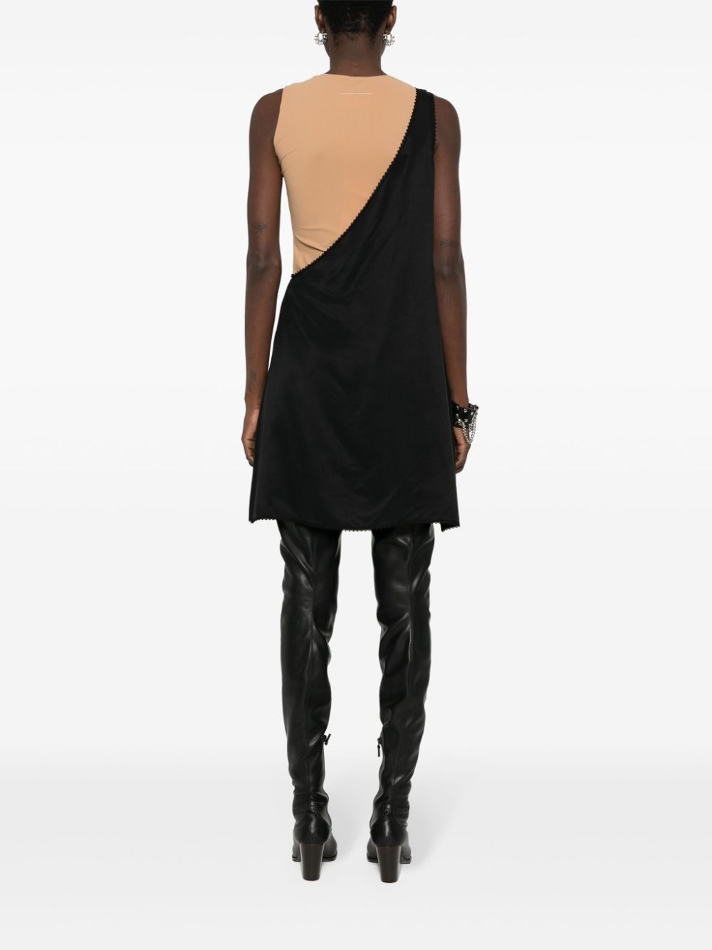 lace-trim dress - 4