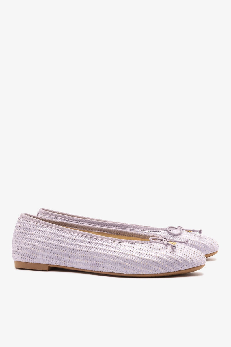 Pavlova Ballet Flat Iris Raffia 3