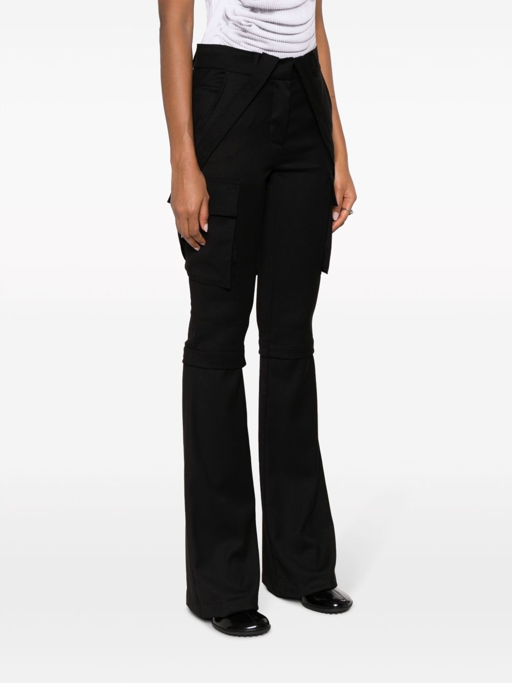 detachable-leg cargo trousers - 3