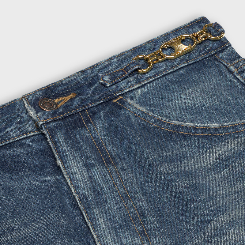 DYLAN FLARED JEANS IN UNION WASH DENIM 5